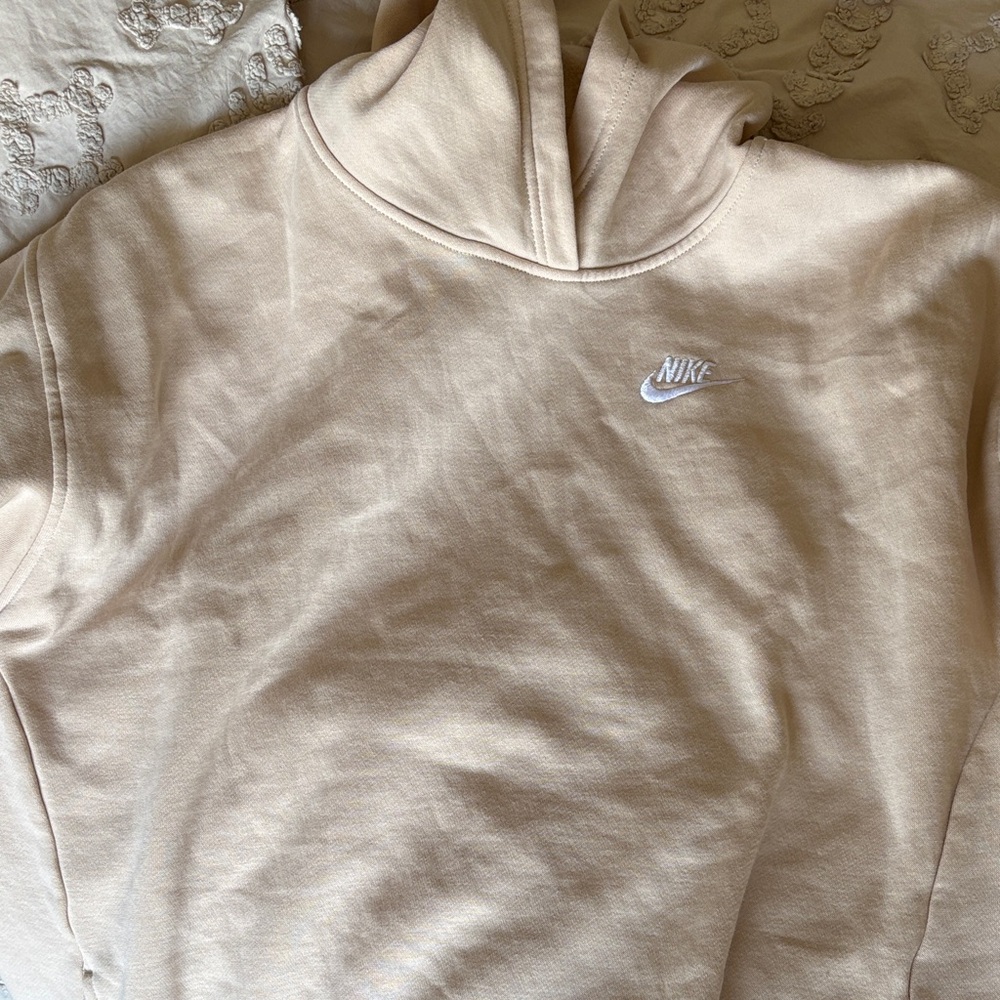 Nike Kids Unisex Tan Hoodie